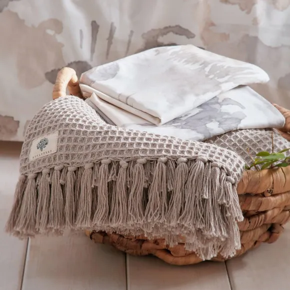 Duvet Cover Set with Pillowcases - Linen, Cotton