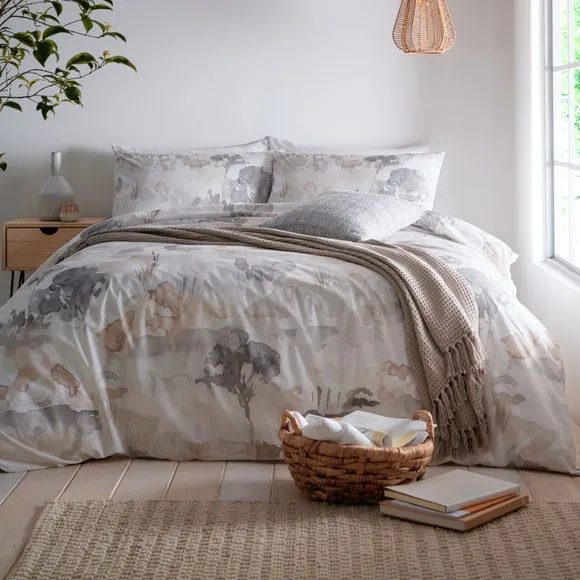 Duvet Cover Set with Pillowcases - Linen, Cotton
