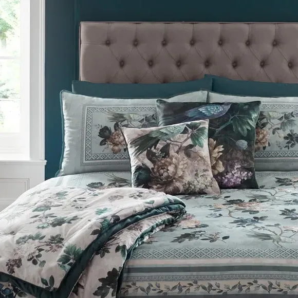 Square Filled Cushion Floral Print - Multicolor