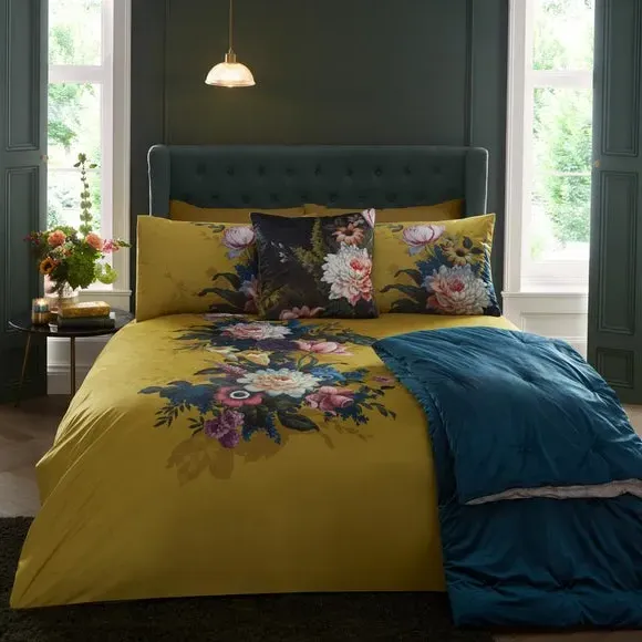 Square Filled Cushion with Piped Edge - Multicolor