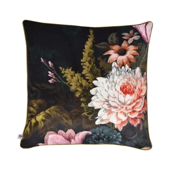 Square Filled Cushion with Piped Edge - Multicolor image