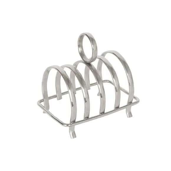 4-Slice Toast Rack - Silver, Stainless Steel