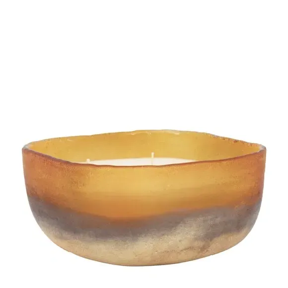 Multi Wick Candle Jasmin Vetiver - Gold Glass