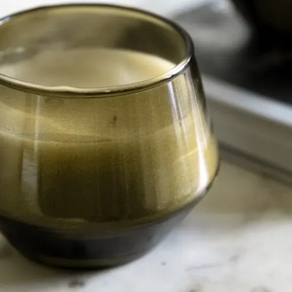Set of 2 Multi Wick Candles - Green, Glass