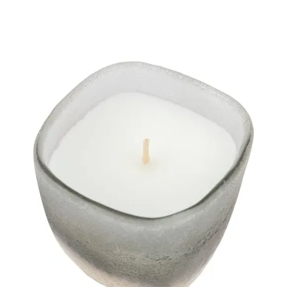 Single Wick Candle - Silver, Mercury Glass