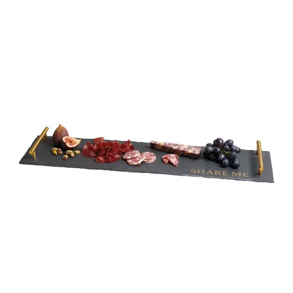 Rectangular Serving Platter - Grey, Slate