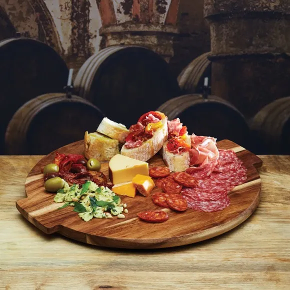 Rotating Lazy Susan - Brown, Acacia Wood