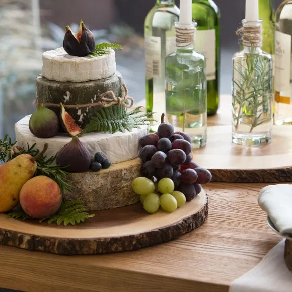 Rustic Serving Board - Brown, Acacia Wood