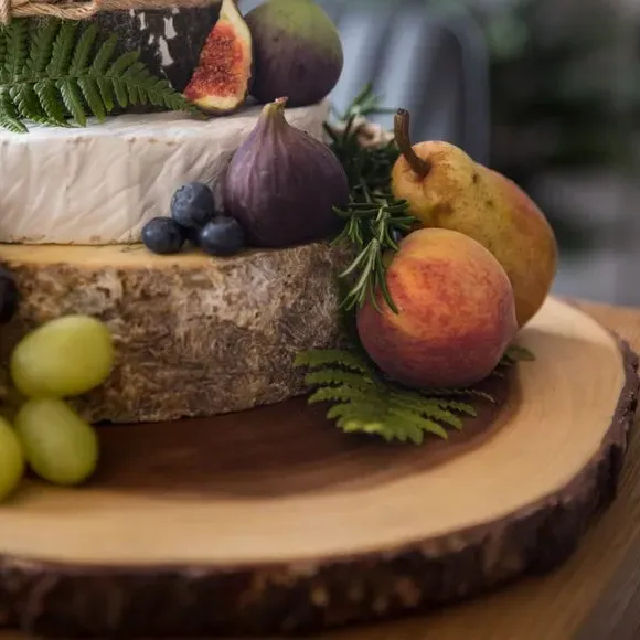 Rustic Serving Board - Brown, Acacia Wood