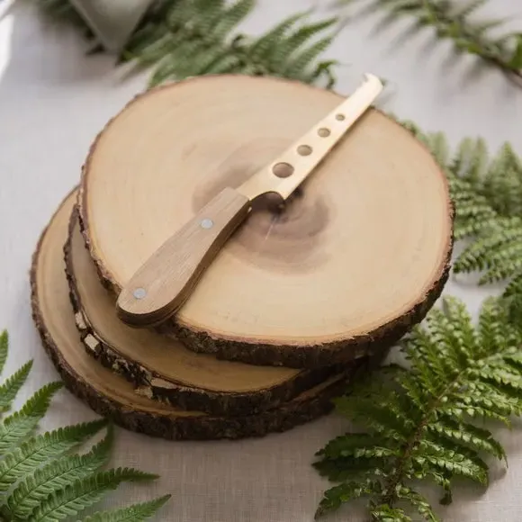 Rustic Serving Board - Brown, Acacia Wood