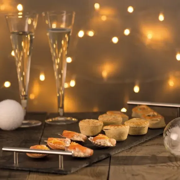 Serving Platter with Handles - Grey, Slate