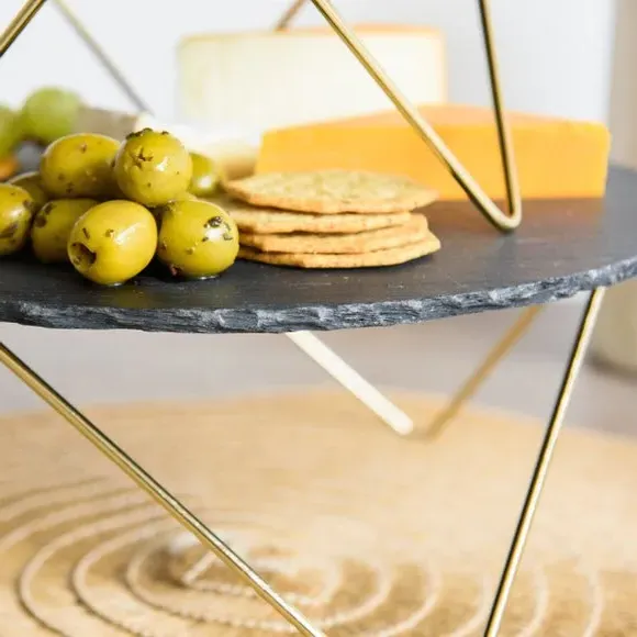 Two Tier Serving Stand - Multicolor