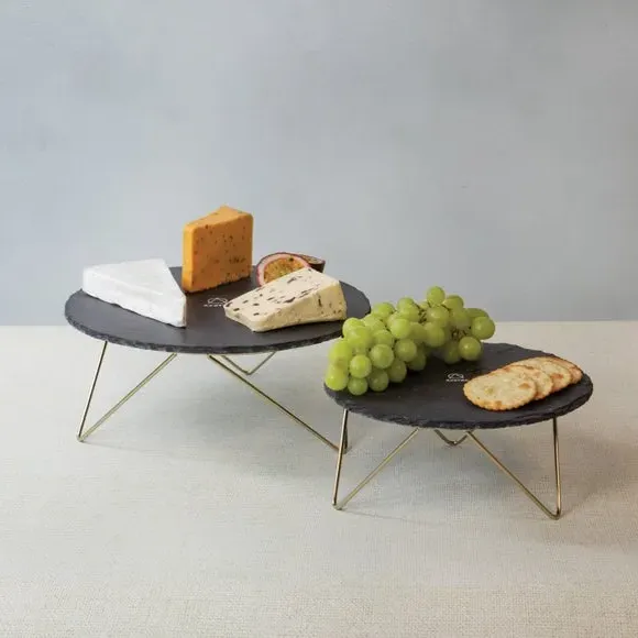 Two Tier Serving Stand - Multicolor