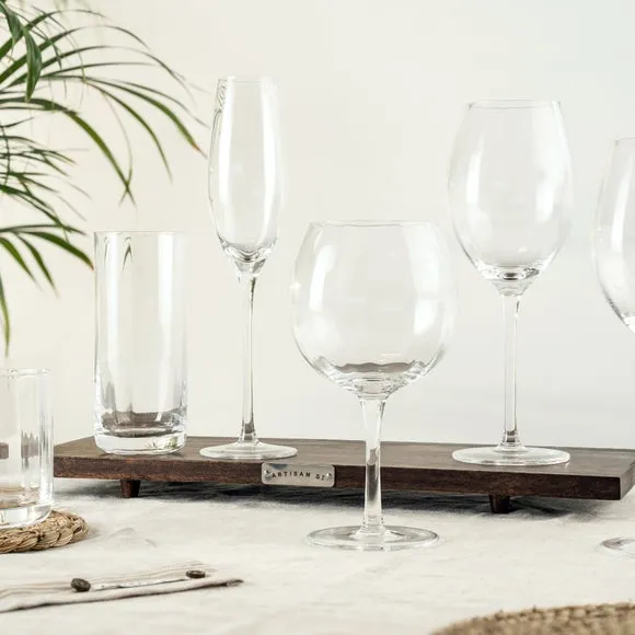 4-Piece Champagne Glass Set - Clear, Crystal image