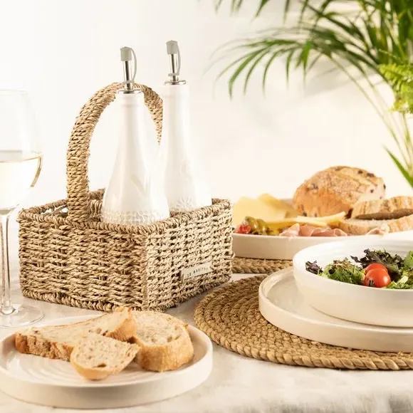 Pack of 4 Oval Placemats - Natural, Seagrass