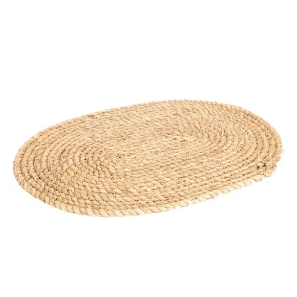 Pack of 4 Oval Placemats - Natural, Seagrass