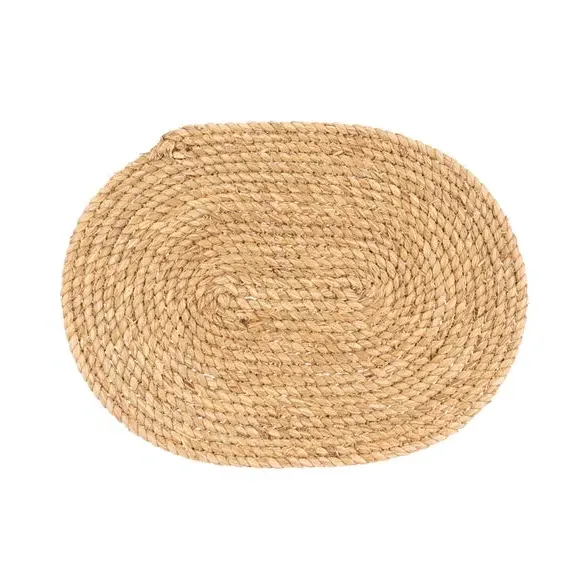 Pack of 4 Oval Placemats - Natural, Seagrass