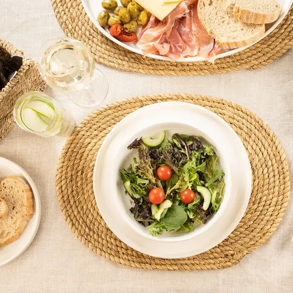 Pack of 4 Oval Placemats - Natural, Seagrass image