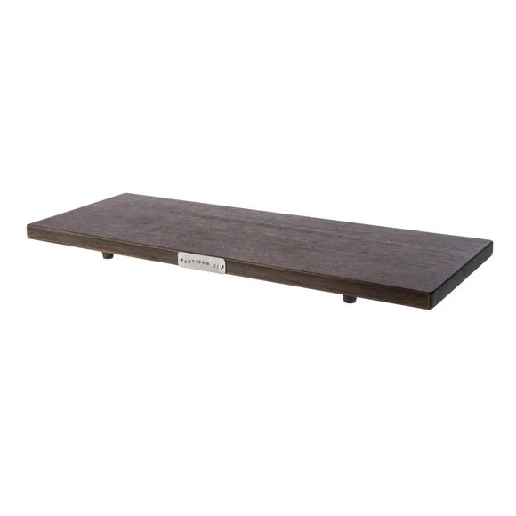 Serving Board with Stand - Brown, Acacia Wood