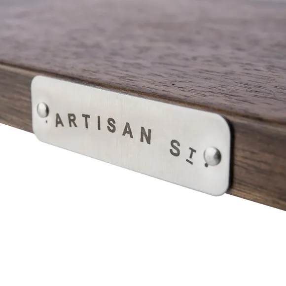 Serving Board with Stand - Brown, Acacia Wood