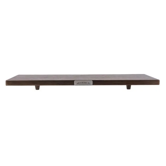 Serving Board with Stand - Brown, Acacia Wood