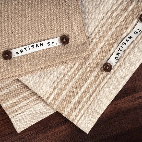 Set of 2 Placemats - Natural, Linen