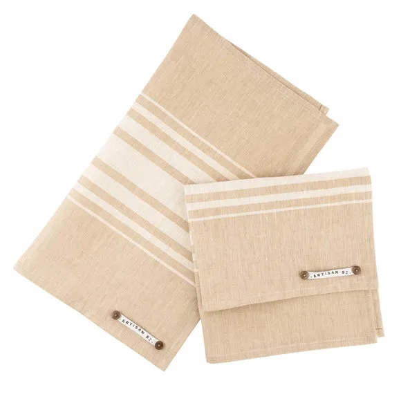 Set of 2 Placemats - Natural, Linen