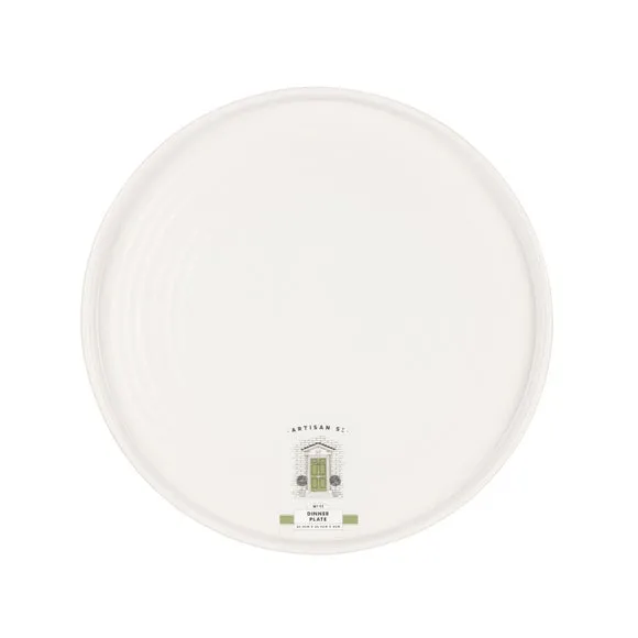 Set of 4 Dinner Plates - Cream, Stoneware image