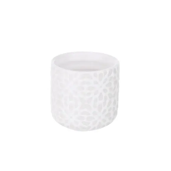Set of 4 Egg Cups - White, Stoneware
