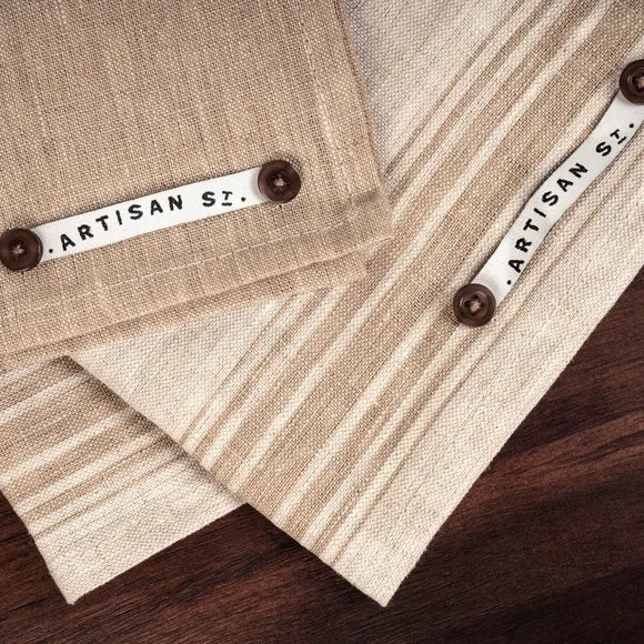 Set of 4 Napkins - Cream, Linen