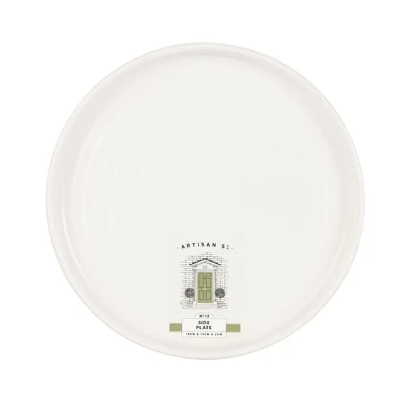 Set of 4 Side Plates - Cream, Stoneware image