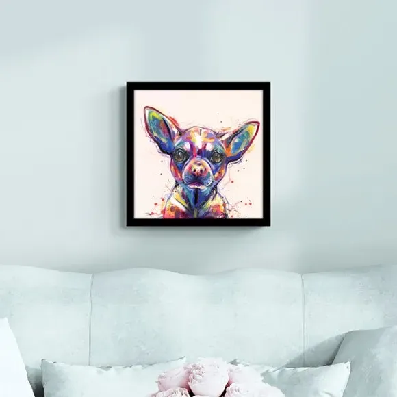Chihuahua Framed Print - Multicolor image