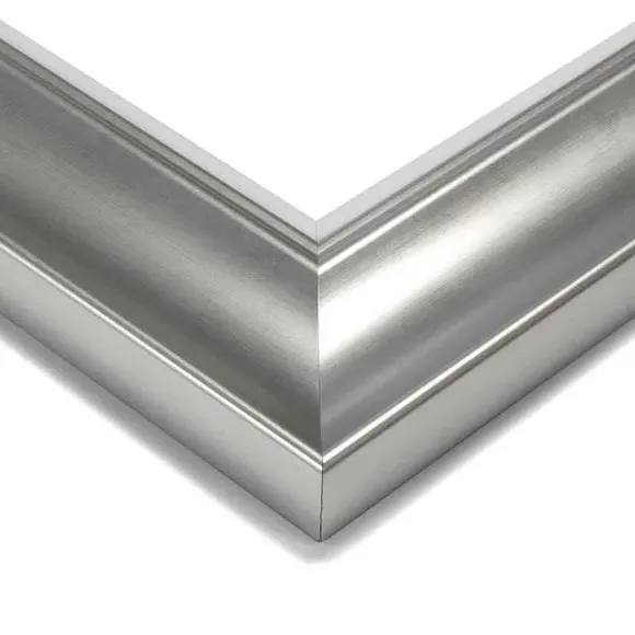 Coastal Scene Framed Print - Natural, Silver Frame