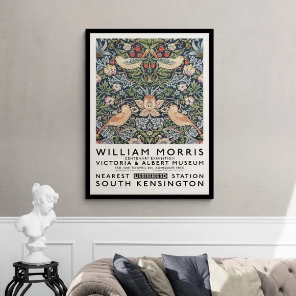 Exhibition Framed Poster - Multicolor, Textured image