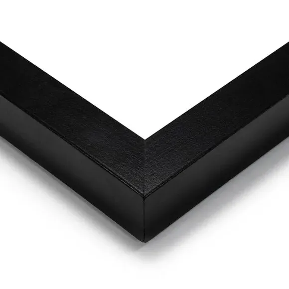 Extra Large Framed Print - Black, Textured