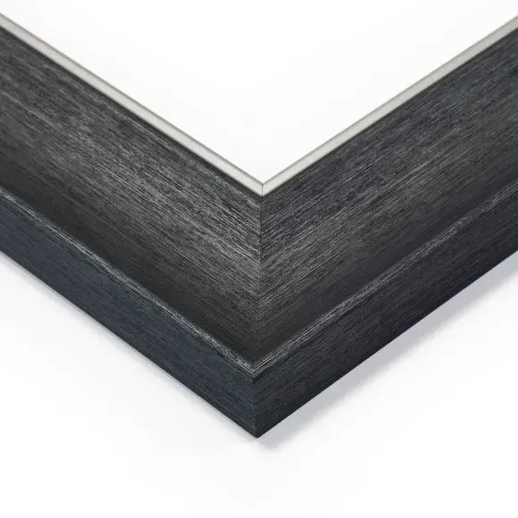 Framed Abstract Print - Grey Frame