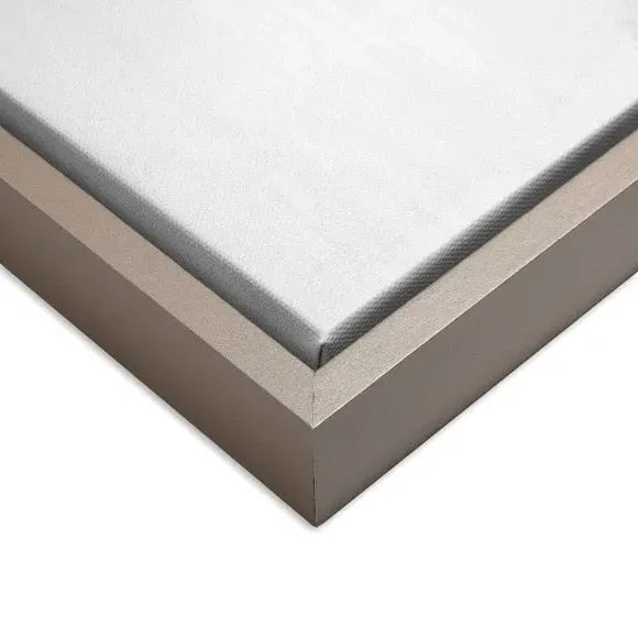 Framed Canvas Print Abstract Art - Black Frame