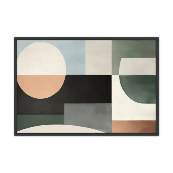 Framed Canvas Wall Art - Multicolor, Canvas