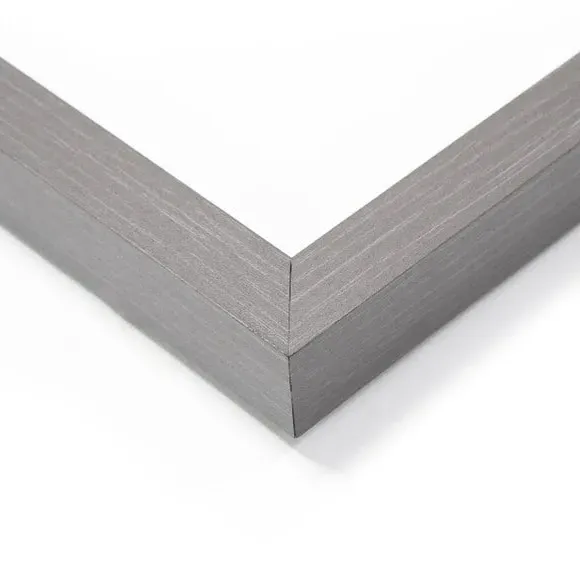 Framed Landscape Print - Green, Glass Finish