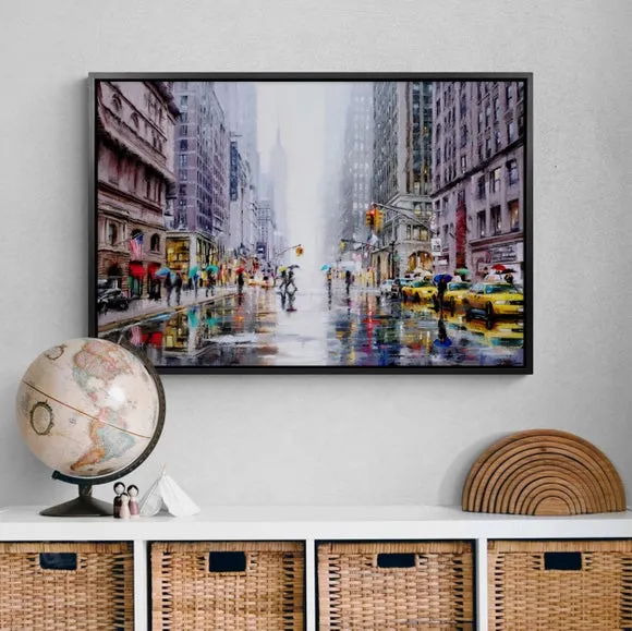 Framed Print Artwork - Black Frame, Canvas image