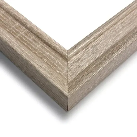 Framed Print Sea Coral Design - Blue, Birch