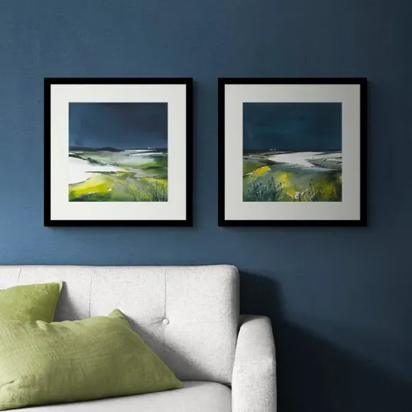 Framed Print with Glass Finish - Black Frame
