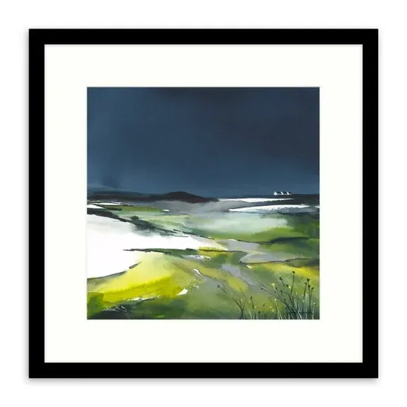 Framed Print with Glass Finish - Multicolor