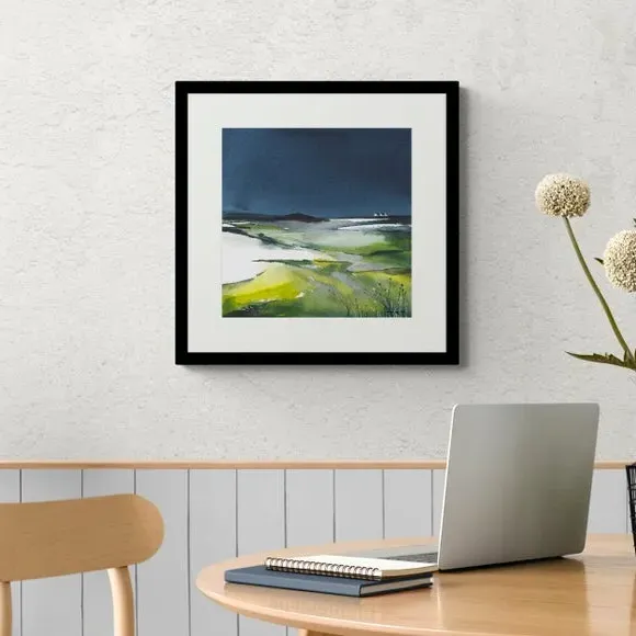 Framed Print with Glass Finish - Multicolor image