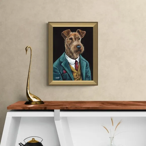 Framed Print with Gold Frame - Multicolor image