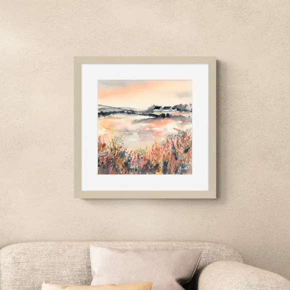 Framed Print with Mount - Multicolor image