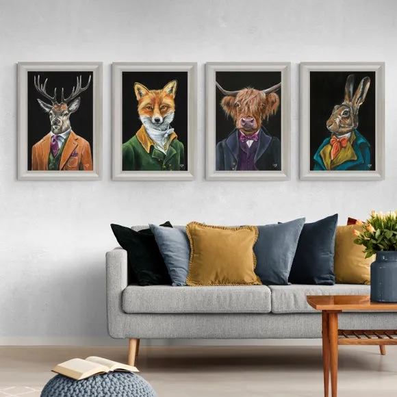 Framed Print with Textured Finish - Champagne
