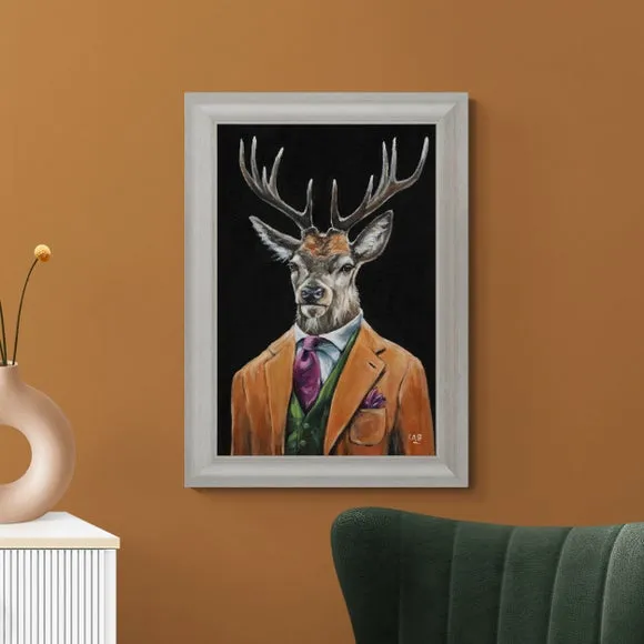 Framed Print with Textured Finish - Champagne image