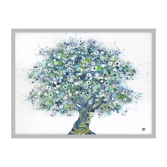 Framed Print with Textured Finish - Grey Frame