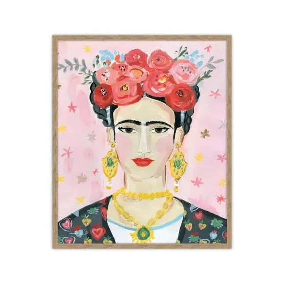 Framed Print with Textured Finish - Multicolor